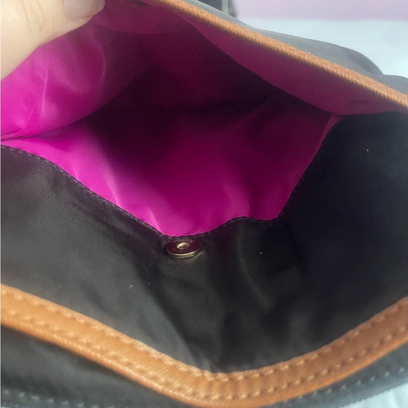 Black Michael Kors Cross-body Bag with Camel Trim - Picture 4 of 10